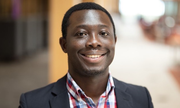 Murdoch University's Augustine Donker smiling to the camera