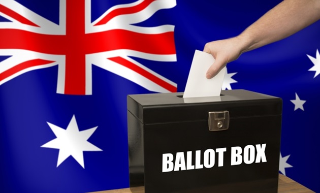 Australia election ballot box