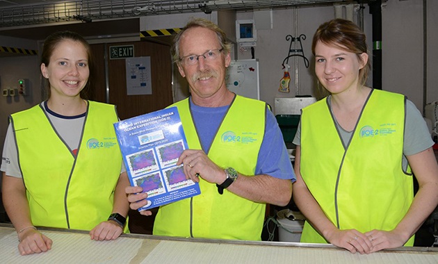 Danielle Hodgkinson posing with coworkers