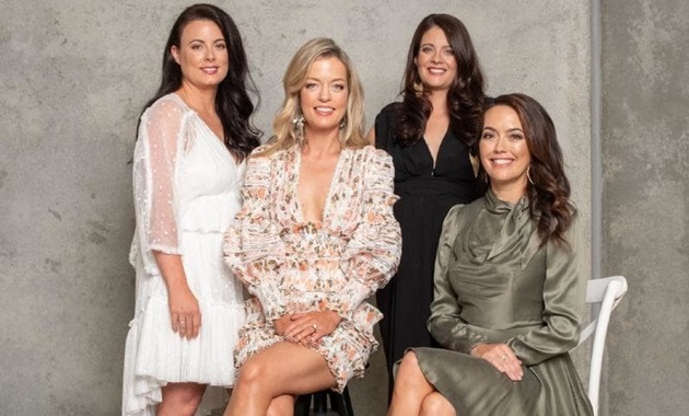 Co-founders of The Volte - Genevieve Hohen, Kym Atkins, Bernadette Olivier and Jade Hirniak