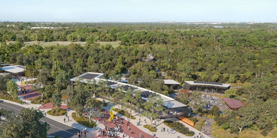 Artist impression of the environmental education centre