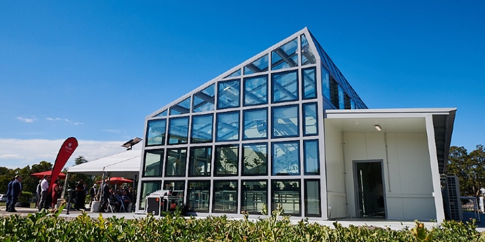 Solar glasshouse on Murdoch's Perth campus