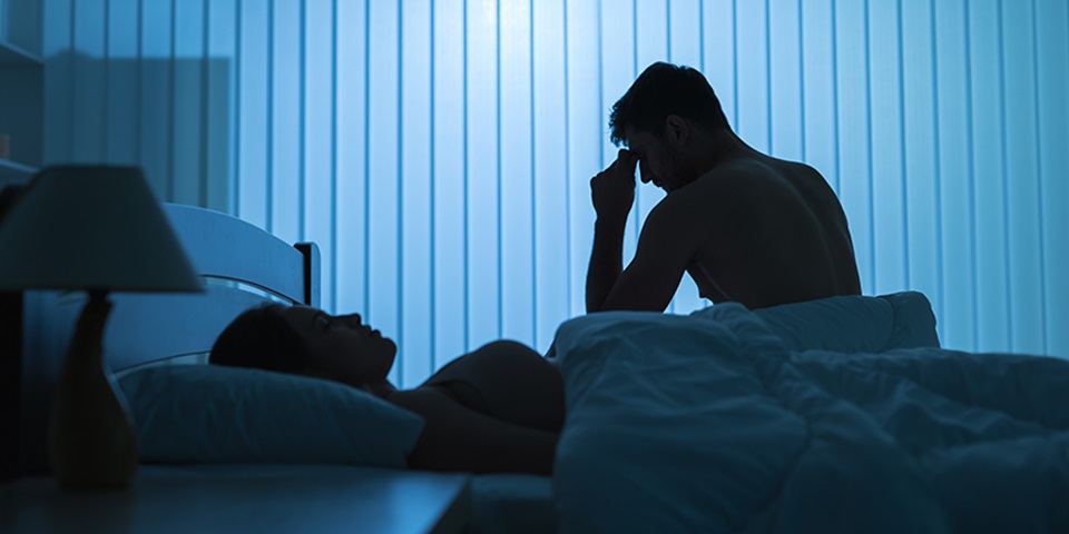 Couple in bedroom