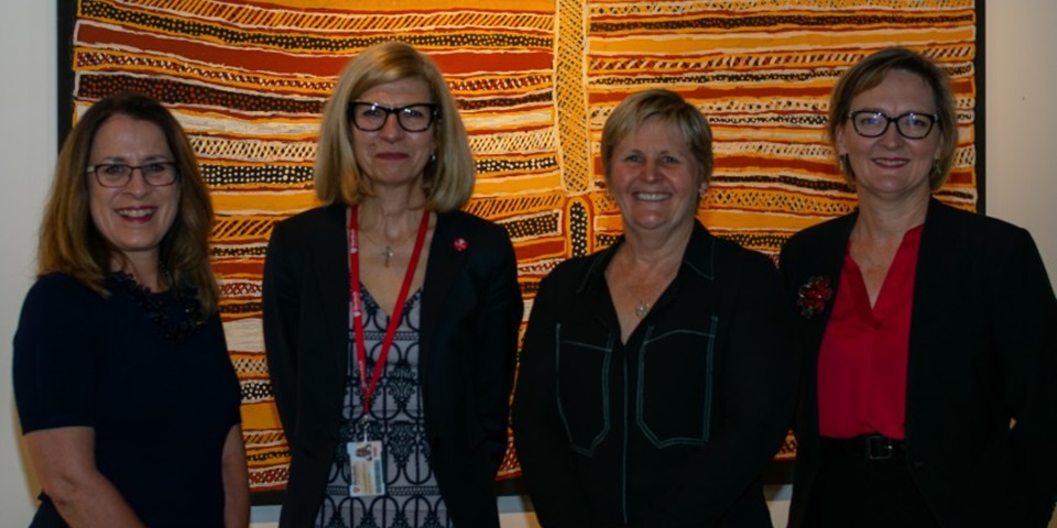 WACA Chief Executive Officer Christina Matthews and Murdoch University Pro Vice Chancellor Professor Catherine Itsiopoulos